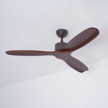Caesar Kissel 52’’ Ceiling Fan ? 52″ x H 11.8″ / Walnut Wood Grain Ceiling fan light