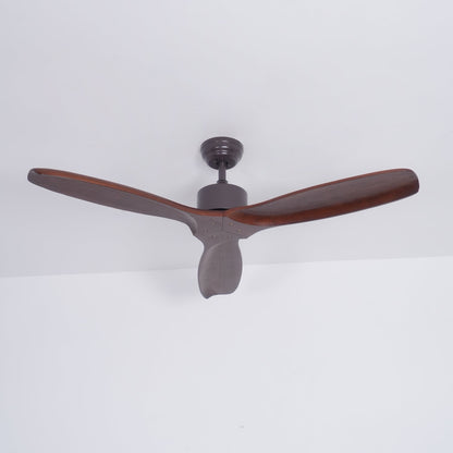 Caesar Kissel 52’’ Ceiling Fan ? 52″ x H 11.8″ / Walnut Wood Grain Ceiling fan light