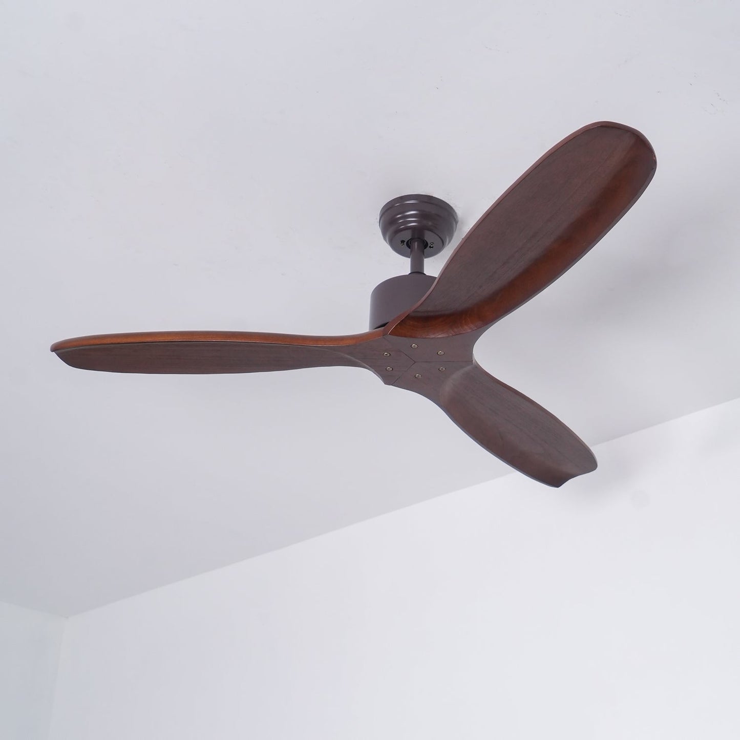 Caesar Kissel 52’’ Ceiling Fan ? 52″ x H 11.8″ / Walnut Wood Grain Ceiling fan light