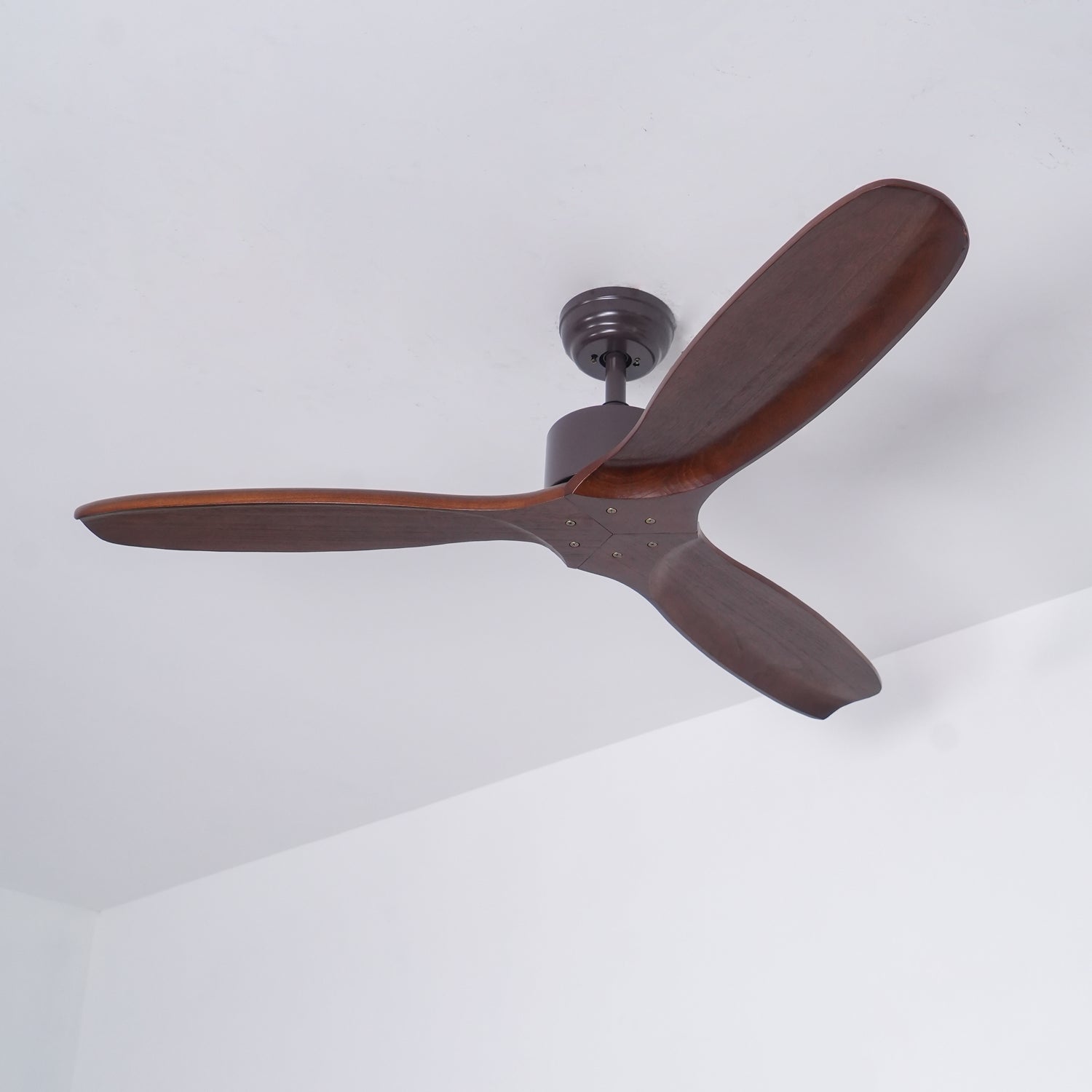 Caesar Kissel 52’’ Ceiling Fan ? 52″ x H 11.8″ / Walnut Wood Grain Ceiling fan light