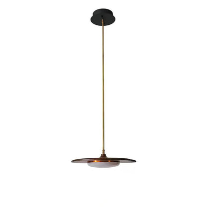 Calder Blossom Chandelier 1 Head: ? 15’’ x W 39.4’’ / Walnut Color / Warm Light Chandelier
