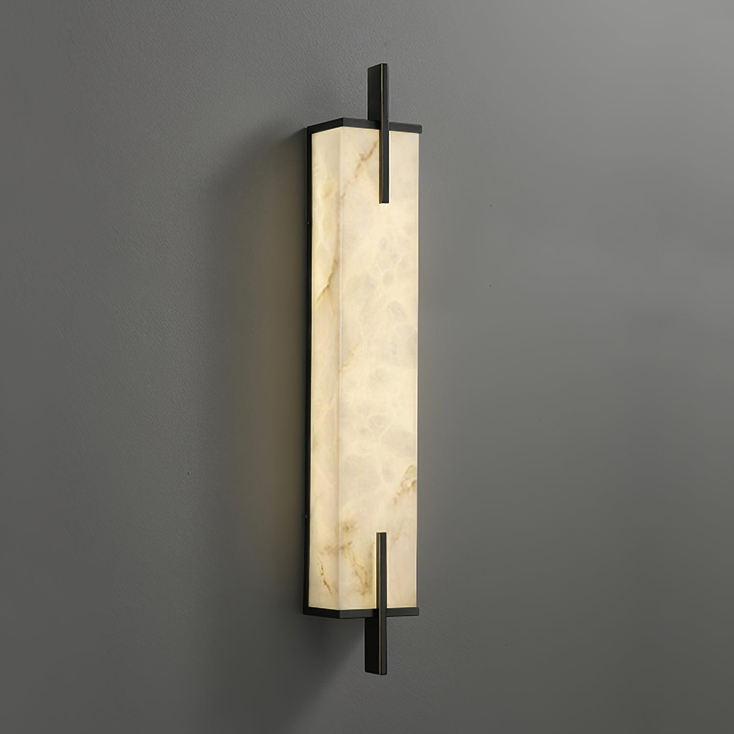 Calliope Wall Sconce Dia 4.7″ x H 23.6″ / Dia 12cm x H 60cm / White + Black / Warm Light Wall lamp