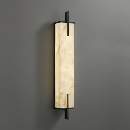 Calliope Wall Sconce Dia 4.7″ x H 23.6″ / Dia 12cm x H 60cm / White + Black / Warm Light Wall lamp