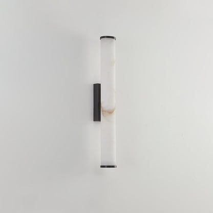 Callisto Wall Lamp Black & White ? 2.4″ x H 19.7″ / Warm Light Wall lamp