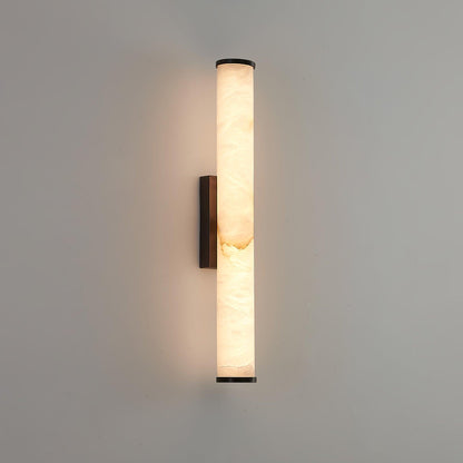 Callisto Wall Lamp Black & White ? 2.4″ x H 22.6″ / Warm Light Wall lamp