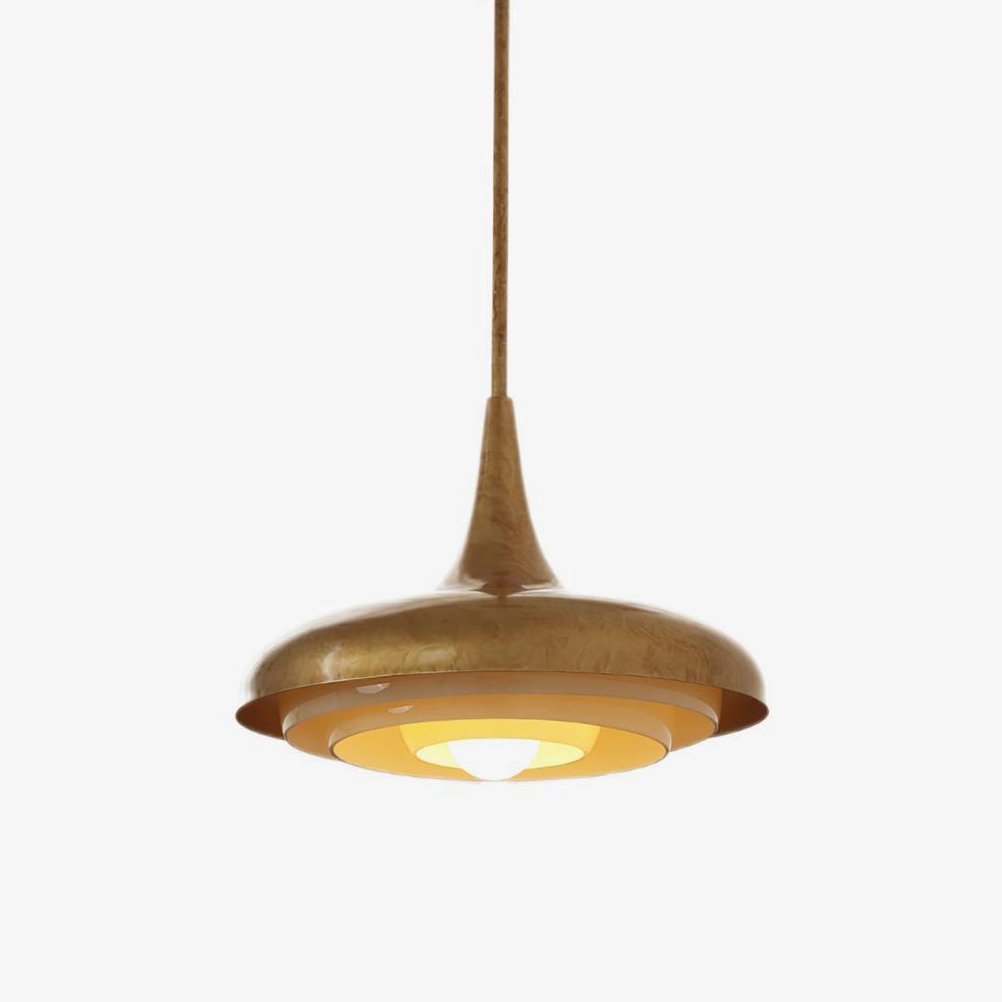 Blossom Pendant Light Dia 17.7″ x H 11.8″ / Dia 45cm x H 30cm / Gold & Creamy yellow Pendant light