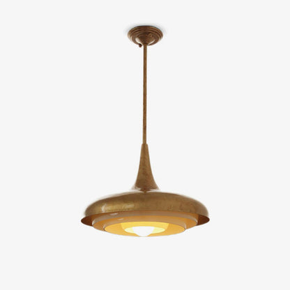 Blossom Pendant Light Dia 17.7″ x H 11.8″ / Dia 45cm x H 30cm / Gold & Creamy yellow Pendant light
