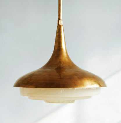 Blossom Pendant Light Dia 17.7″ x H 11.8″ / Dia 45cm x H 30cm / Gold & Creamy yellow Pendant light