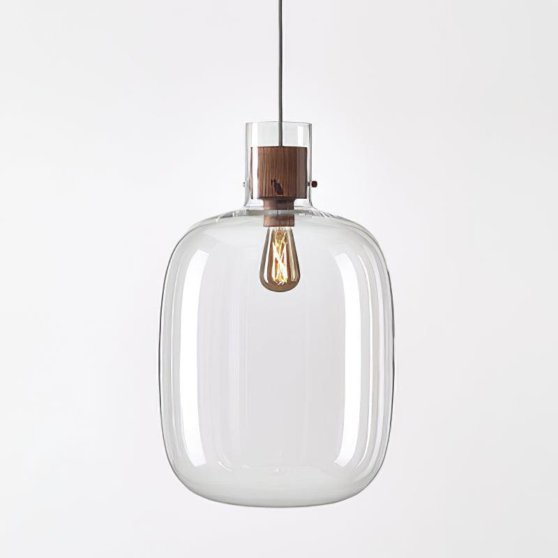 Cambre Glass Pendant Light Dia 11.8″ x H 19.3″ / Dia 30cm x H 49cm / Transparent Pendant light