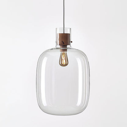 Cambre Glass Pendant Light Dia 11.8″ x H 19.3″ / Dia 30cm x H 49cm / Transparent Pendant light