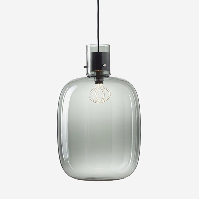 Cambre Glass Pendant Light Dia 11.8″ x H 19.3″ / Dia 30cm x H 49cm / Smoke Gray Pendant light