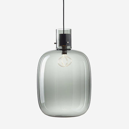 Cambre Glass Pendant Light Dia 11.8″ x H 19.3″ / Dia 30cm x H 49cm / Smoke Gray Pendant light