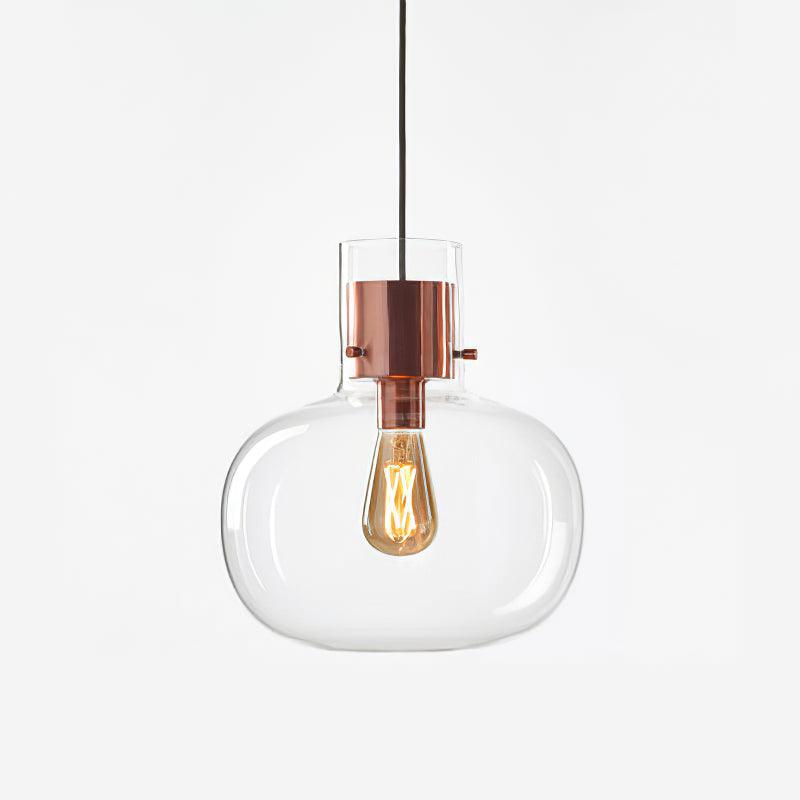 Cambre Glass Pendant Light Dia 9.8″ x H 10.8″ / Dia 25cm x H 27.5cm / Transparent Pendant light
