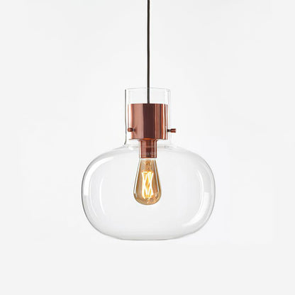 Cambre Glass Pendant Light Dia 9.8″ x H 10.8″ / Dia 25cm x H 27.5cm / Transparent Pendant light