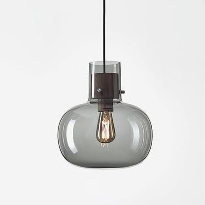 Cambre Glass Pendant Light Dia 9.8″ x H 10.8″ / Dia 25cm x H 27.5cm / Smoke Gray Pendant light