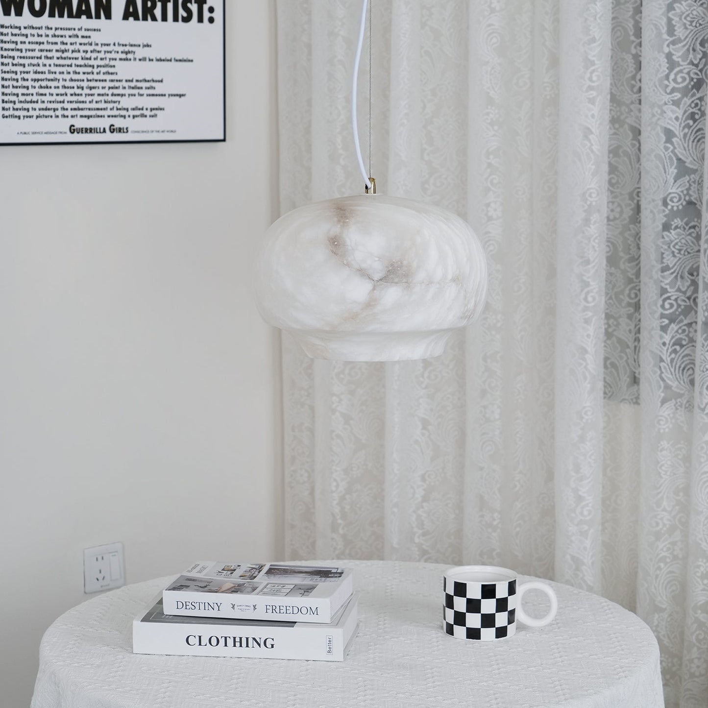 Camille Alabaster Pendant Lamp Pendant light