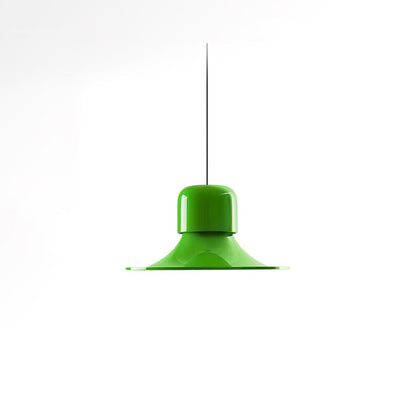 Campana Pendant Light Dia 25.2″ x H 12.8″ / Dia 64cm x H 32.6cm / Green / Warm White Pendant light