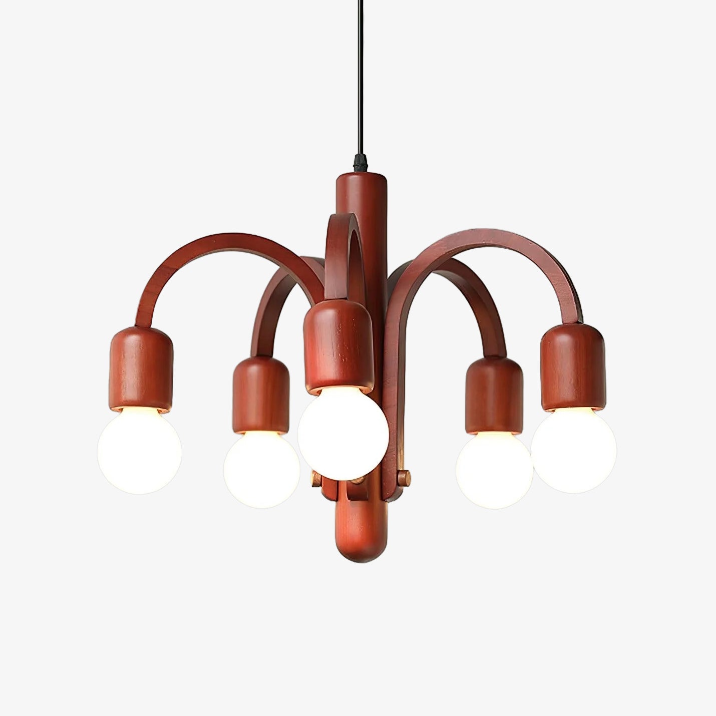 Candela Teak Chandelier Chandelier