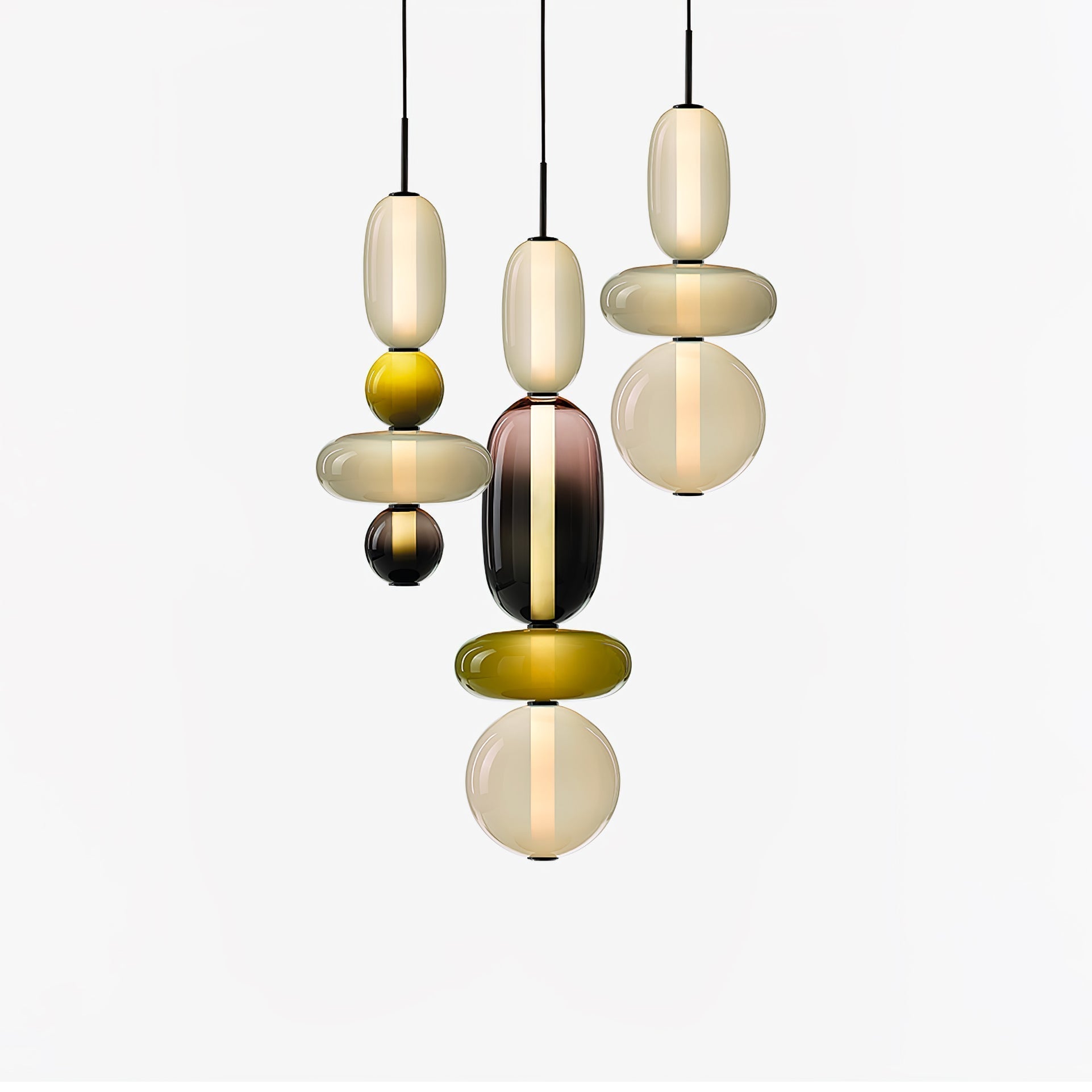 Candied Glass Combo Pendant Light Pendant light