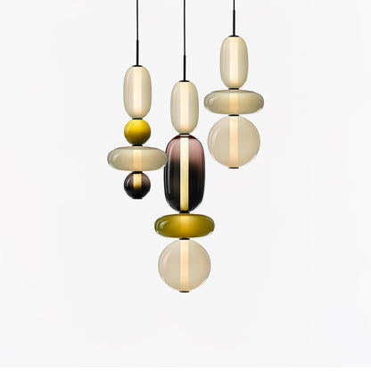 Candied Glass Combo Pendant Light Pendant light