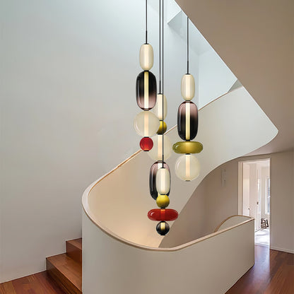 Candied Glass Combo Pendant Light Pendant light