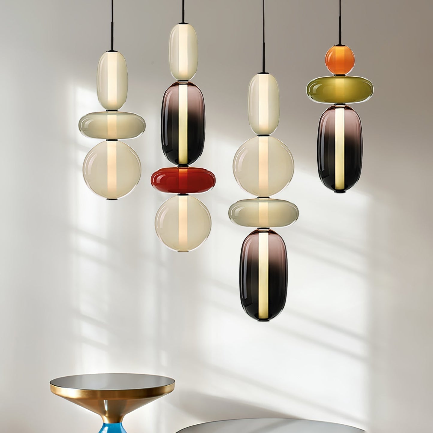 Candied Glass Combo Pendant Light Pendant light
