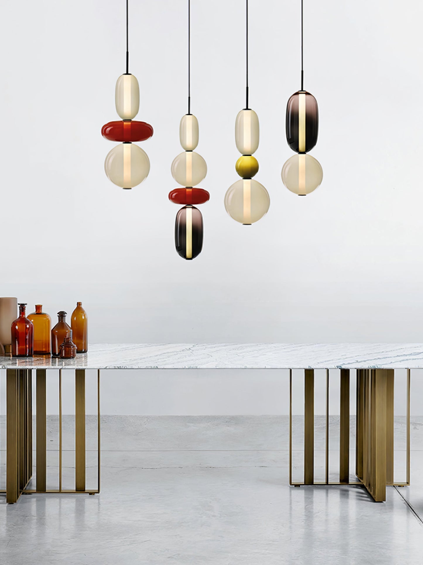 Candied Glass Combo Pendant Light Pendant light