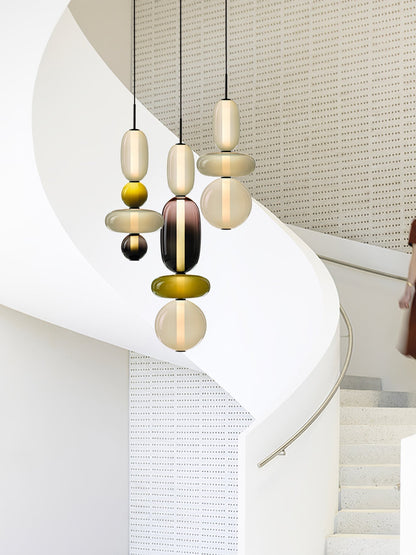 Candied Glass Combo Pendant Light Pendant light