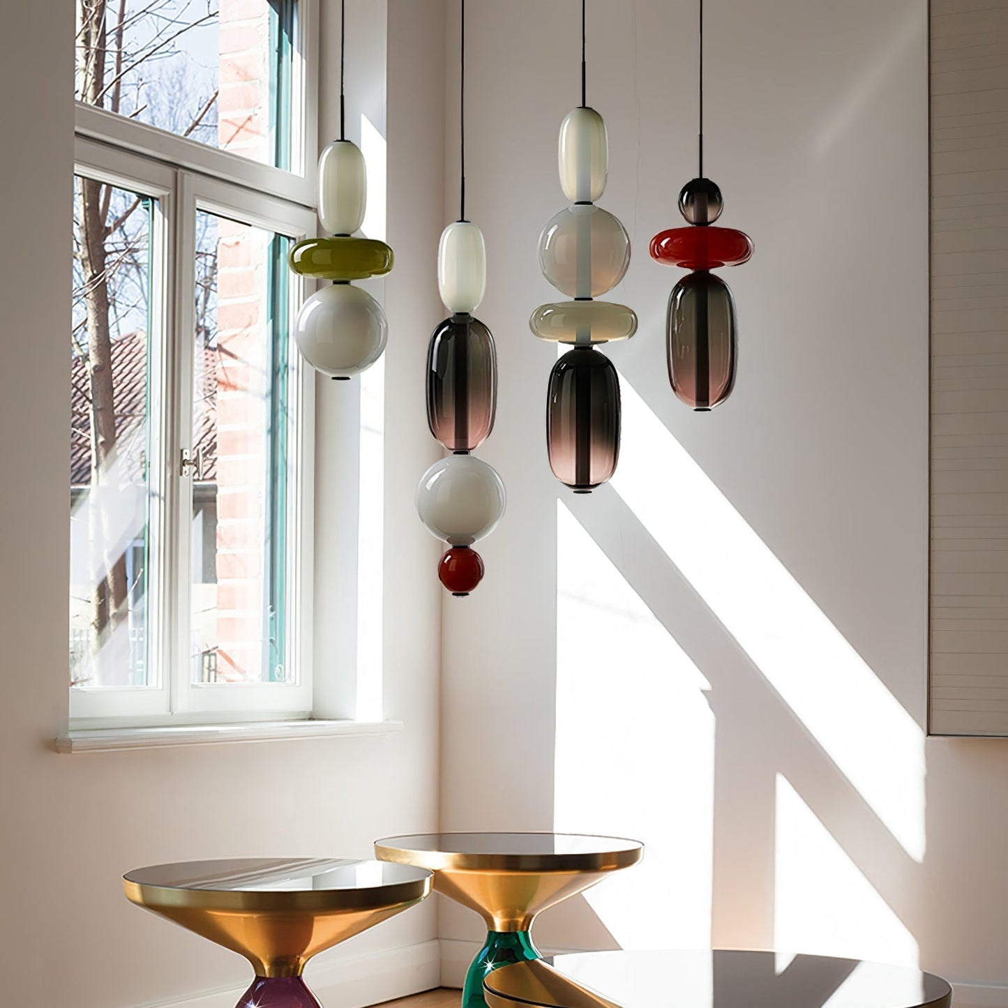 Candied Glass Combo Pendant Light Pendant light