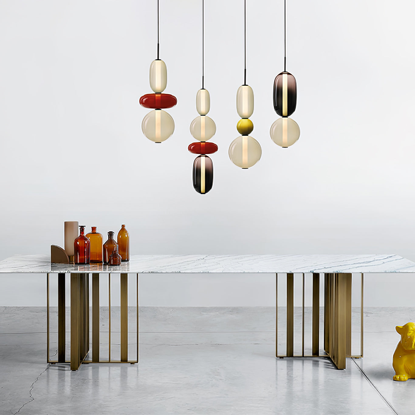 Candied Glass Combo Pendant Light Pendant light