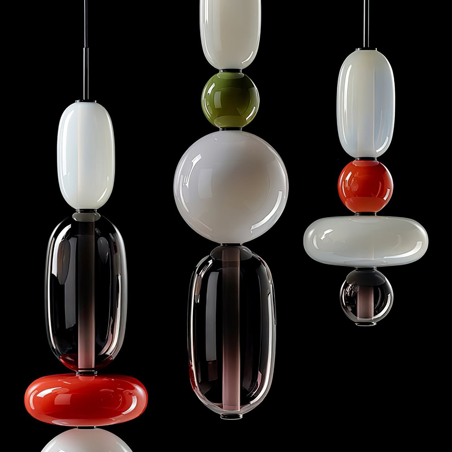 Candied Glass Combo Pendant Light Pendant light