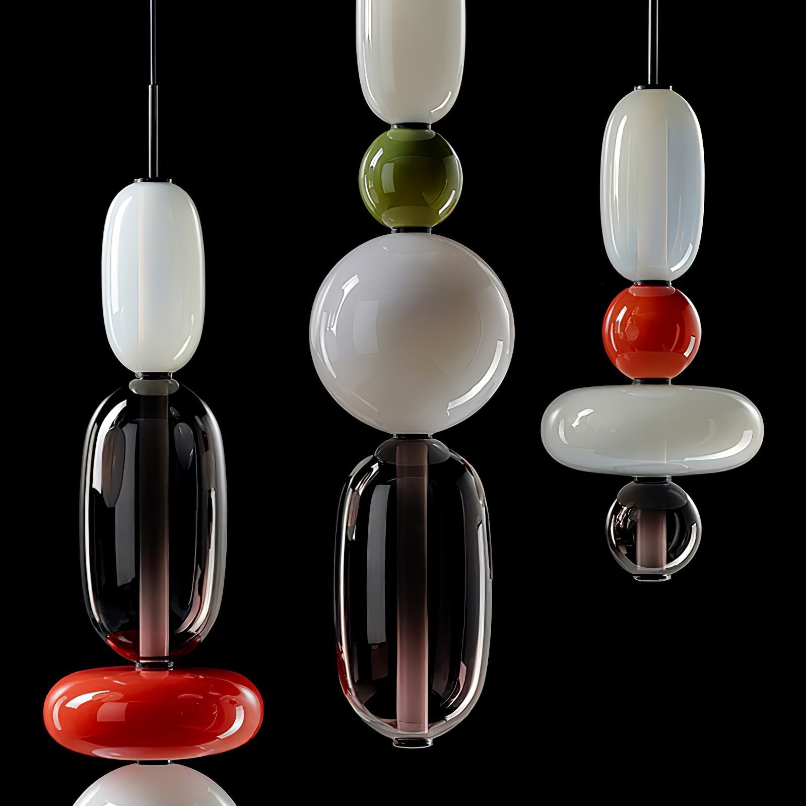 Candied Glass Combo Pendant Light Pendant light