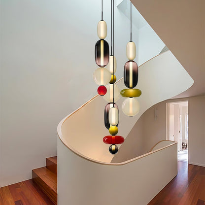 Candied Glass Combo Pendant Light Pendant light