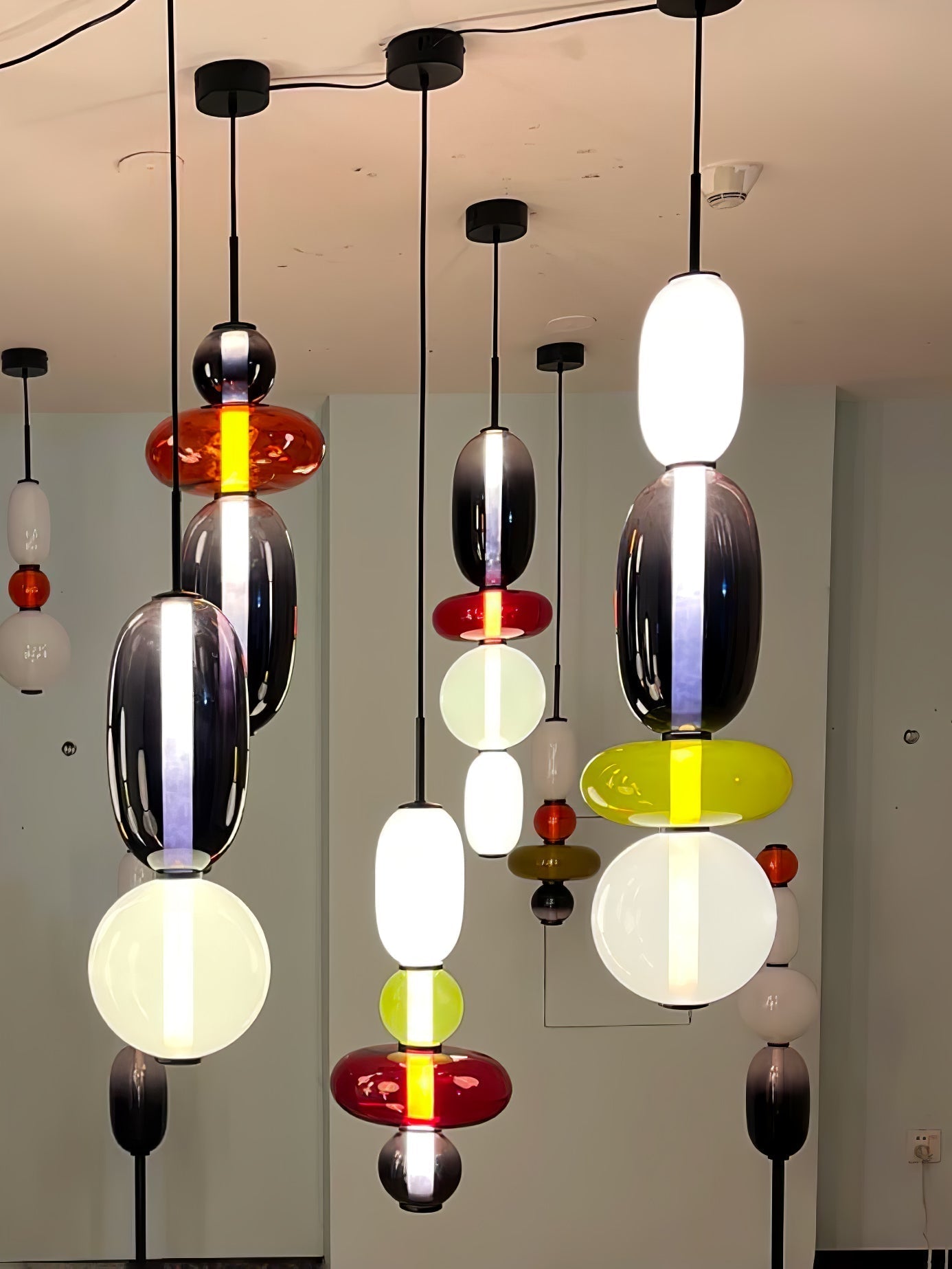 Candied Glass Combo Pendant Light Pendant light