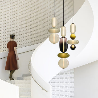 Candied Glass Combo Pendant Light Pendant light