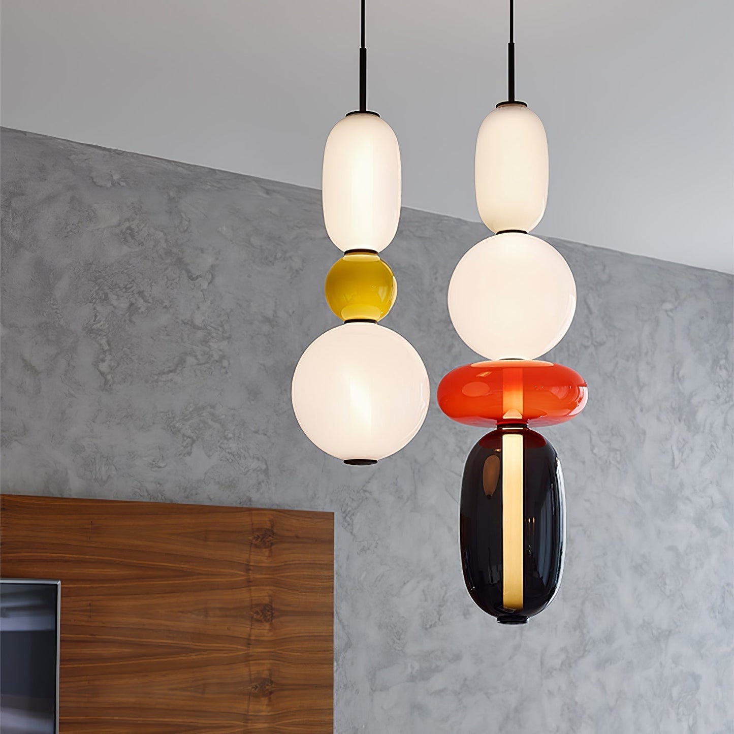 Candied Glass Combo Pendant Light Pendant light