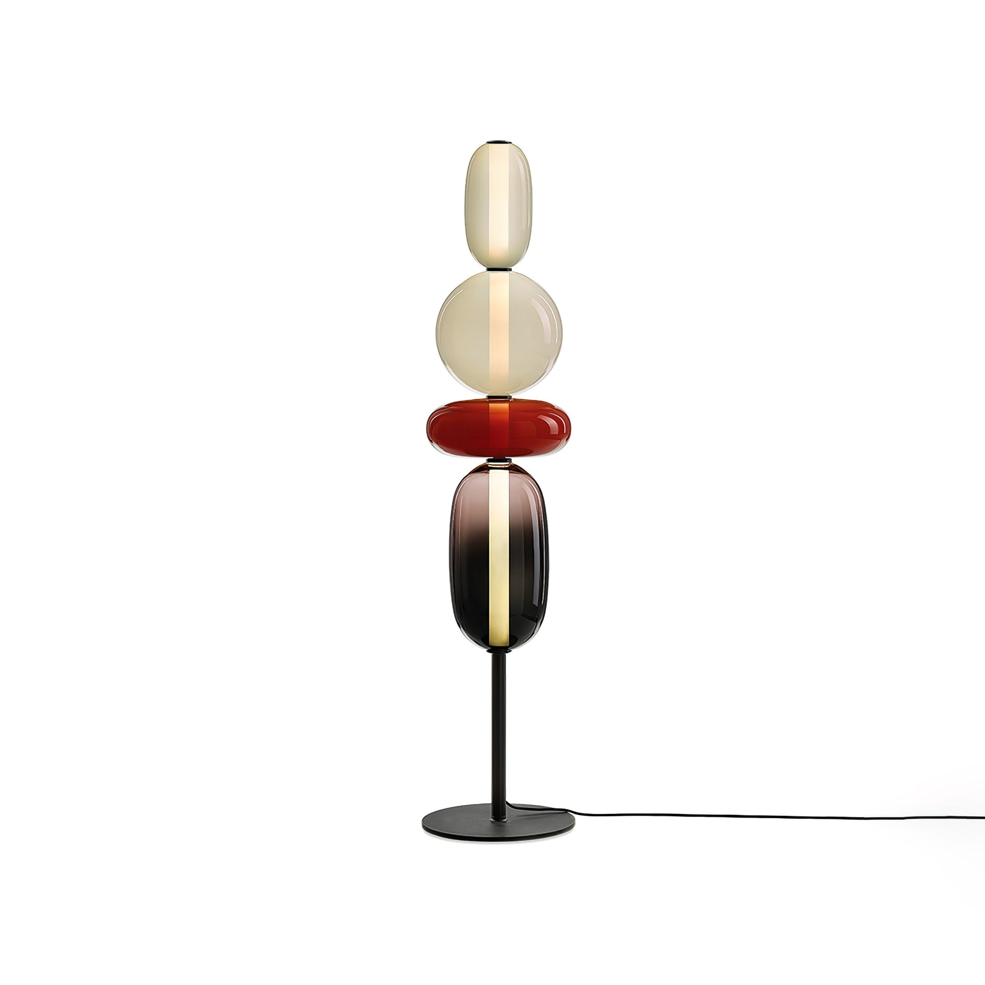 Candied Glass Floor Light Dia 11.8″ x H 51.2″ / Dia 30cm x H 130cm / Warm Light / US Plug Floor lamp