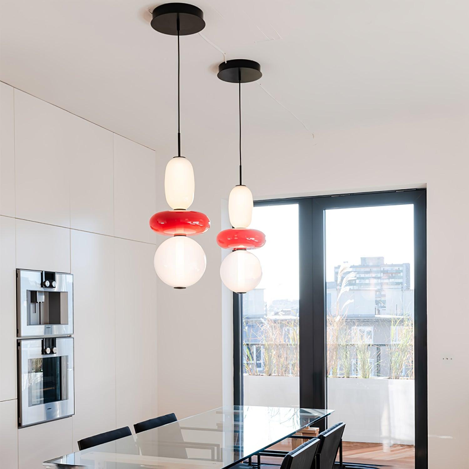 Candied Glass Combo Pendant Light Pendant light