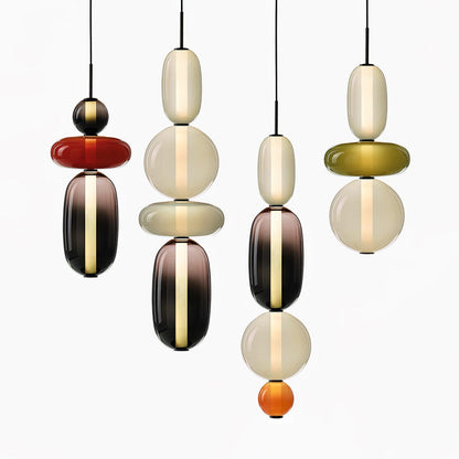 Candied Glass Combo Pendant Light Pendant light