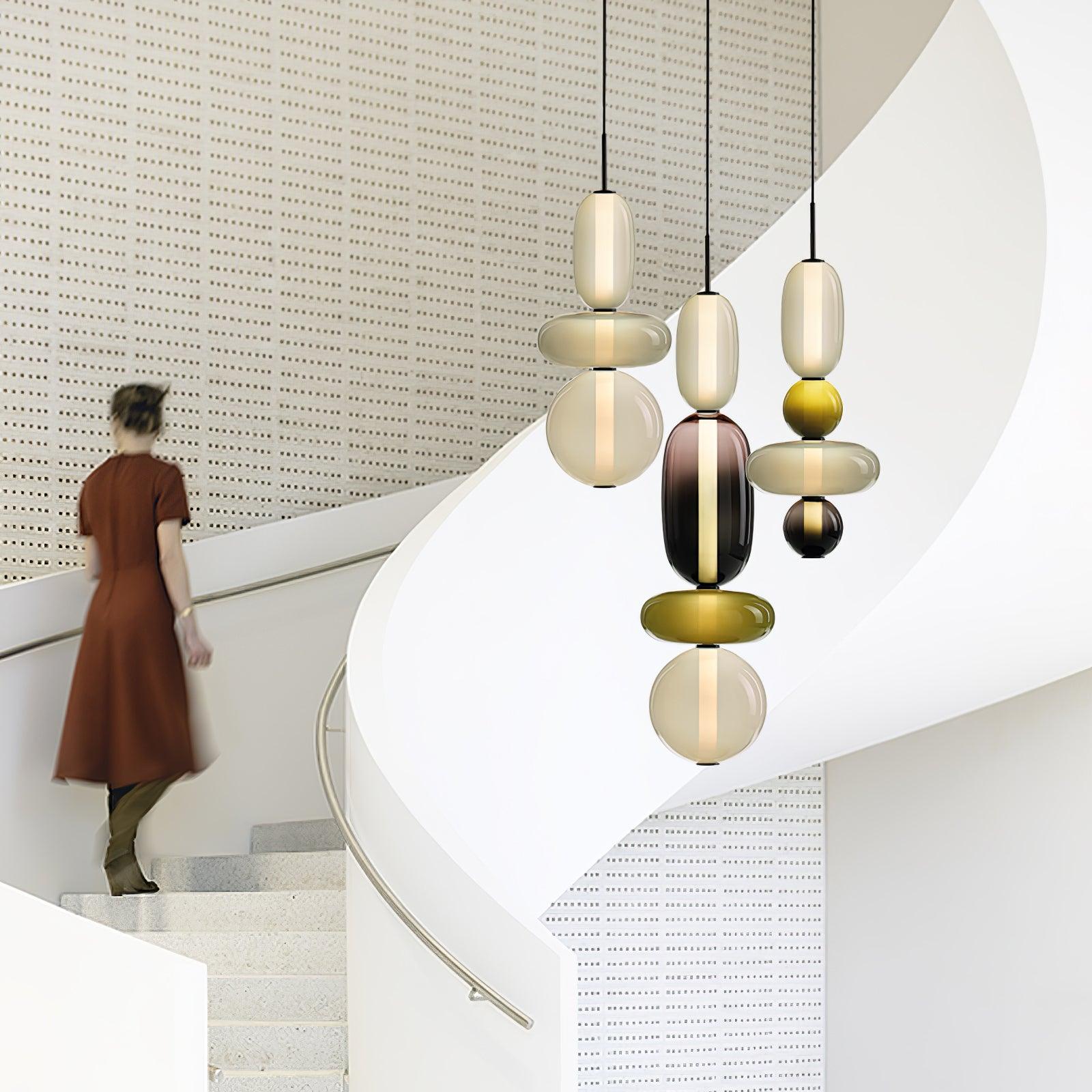Candied Glass Combo Pendant Light Pendant light