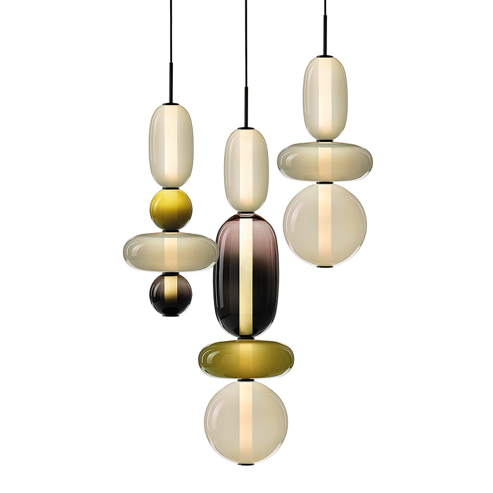 Candied Glass Combo Pendant Light Pendant light