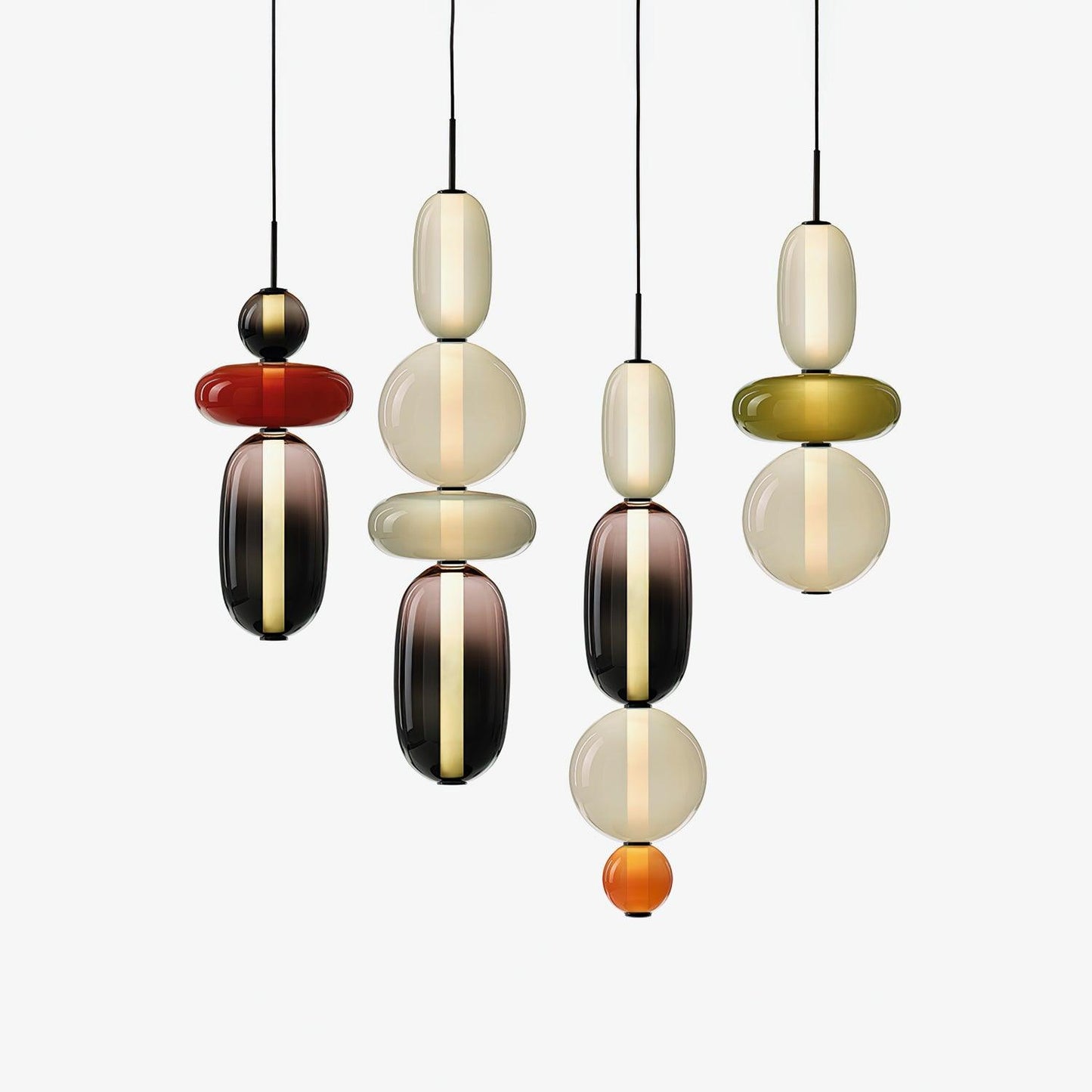 Candied Glass Combo Pendant Light Pendant light