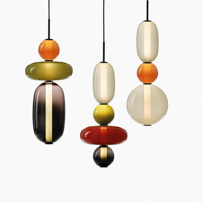 Candied Glass Combo Pendant Light Pendant light