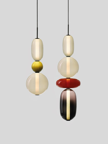 Candied Glass Combo Pendant Light Pendant light