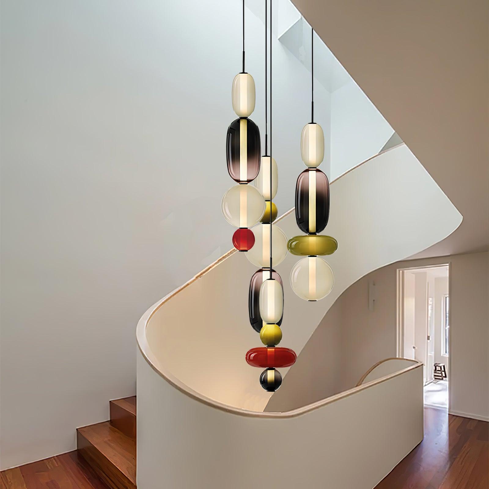Candied Glass Combo Pendant Light Pendant light