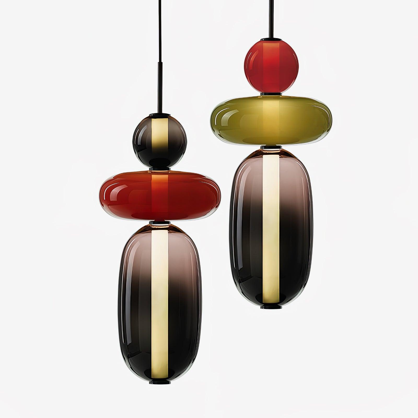 Candied Glass Combo Pendant Light Pendant light