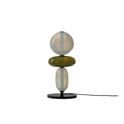 Candied Glass Table Light Model B Green Dia 7.9″ x H 17.7″ / Dia 20cm x H 45cm / Warm Light / US Plug Table lamp