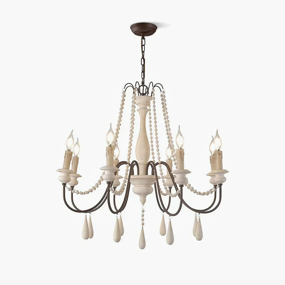 Candle Style Beaded Chandelier Chandelier