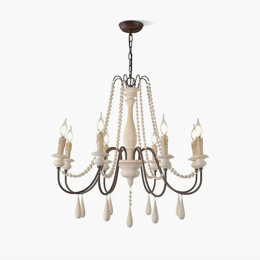 Candle Style Beaded Chandelier Chandelier