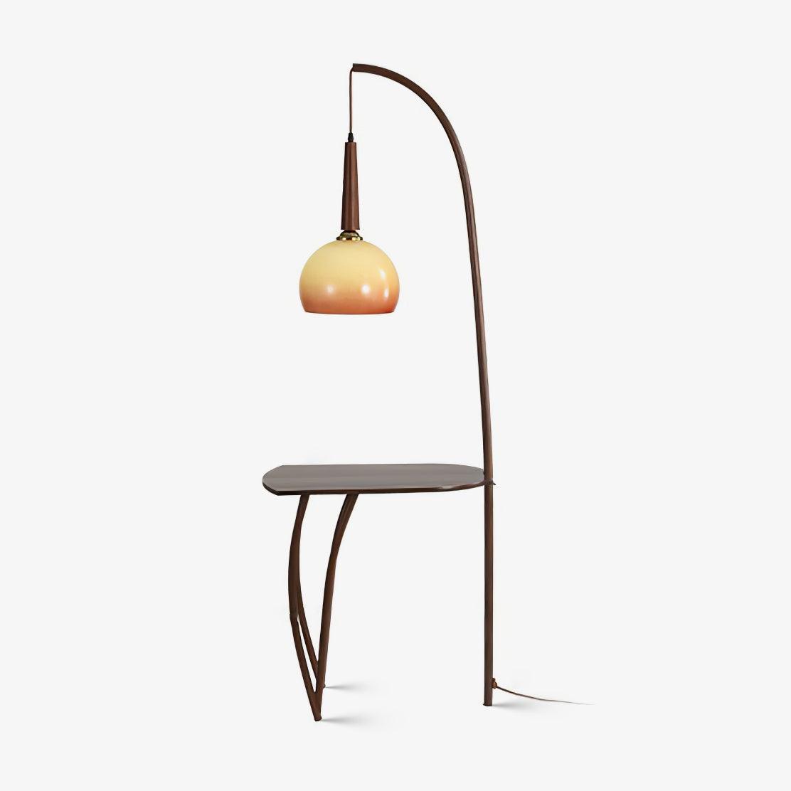 Cantilever Wood Accent Floor Lamp Floor lamp